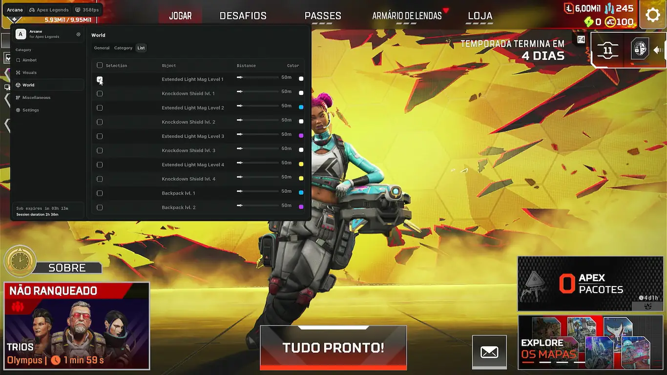 Screenshot 31 do cheat Apex Legends Arcane